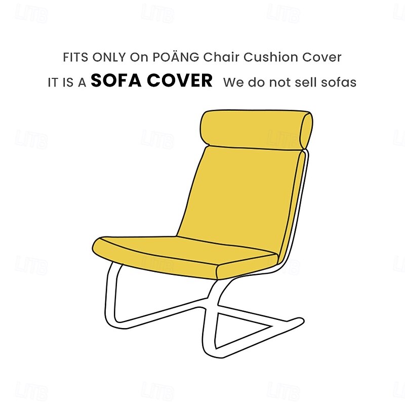 Chair Cushion Cover Velvet Solid Color with Pillowcase  POcover LITB PRIME cover2