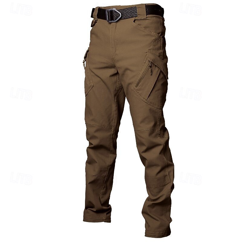 Men's Cargo Pants Tactical Pants Trousers Hiking Pants Buttons Multi Pocket Plain Wearable Outdoor Daily Camping & Hiking Fashion Classic Gray Green Black4