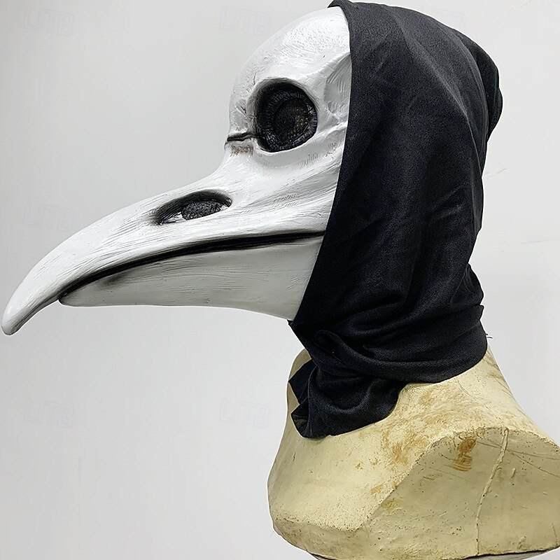 Plague Doctor Halloween Mask Full Head Halloween Carnival Mask Scary Costume Adults' Men's Women's Halloween Carnival Performance Party Easy Halloween Costumes Dress Up3