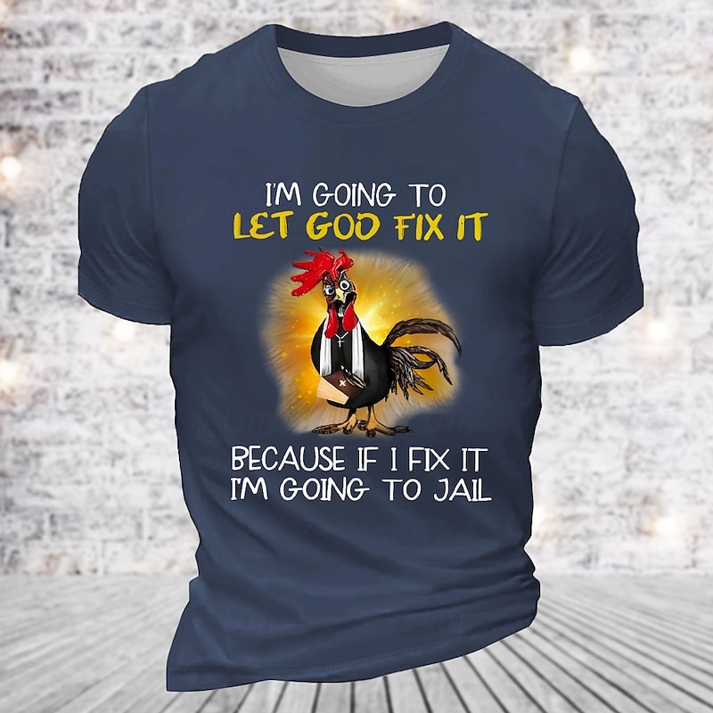 Mens Funny Graphic T-Shirt: 