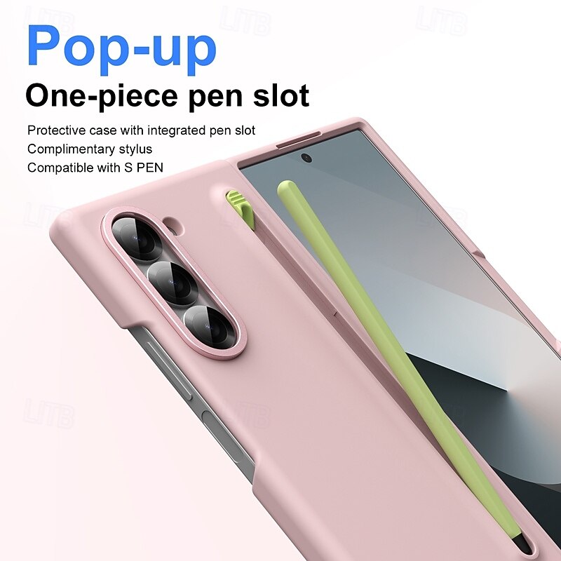Phone Case For Samsung Galaxy Z Fold 7 Z Fold 6 Z Fold 5 Z Fold 4 Z Fold 3 Back Cover with Screen Protector with S Pen Shockproof Armor PC4