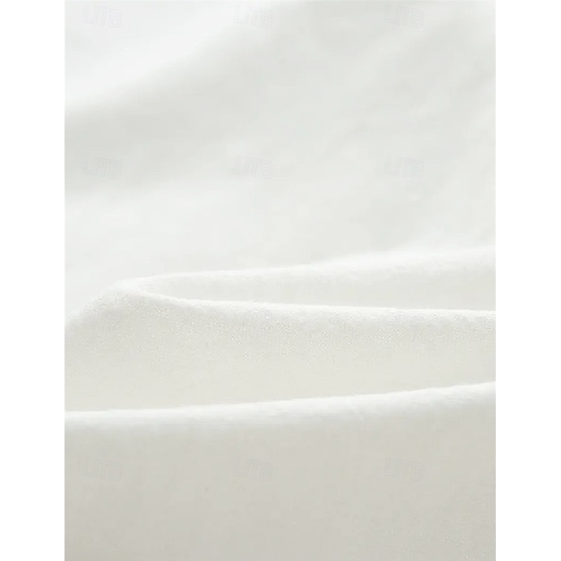 Men's Shirt Linen Shirt Summer Shirt Beach Shirt Solid Color Formal Party Evening Wear White Navy Blue Khaki Long Sleeve Shawl Collar Spring &  Fall Cross-Seasons Clothing Apparel Buttons3