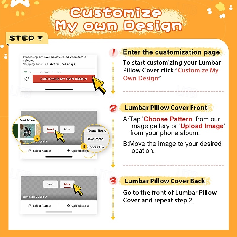 Custom Pillow Cover Your Own Photo Throw Pillow Personalized Gifts for Pet Lover Men Women Children Breaking Wall2