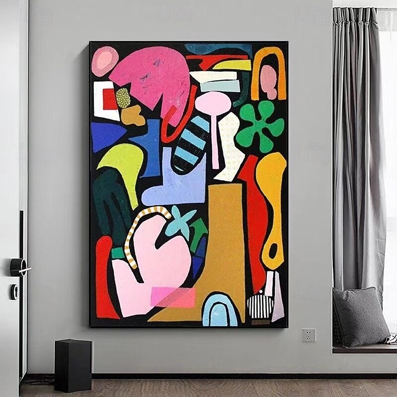 picasso style oil painting handmade abstract picasso portrait painting wall painting firgure oil painting handmade signed abstract figure oil painting on canvas for bar office wall decoration3