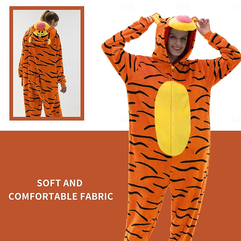 Kid's Adults' Cartoon Group Costume Nightwear Onesie Pajamas Carnival Costume Animal Onesie Pajamas Kigurumi Pajamas Funny Costume For Men and Women Boys and Girls Carnival Cartoon2