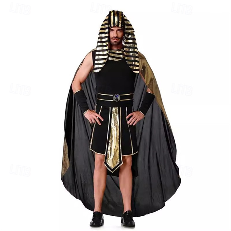 Egyptian Costume Cleopatra Pharaoh Halloween Masquerade Carnival Costume Cosplay Adults' Couple's Carnival Easter Performance Halloween Club Easy Halloween Costumes Dress Up