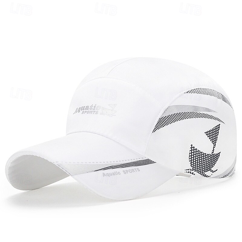 Baseball Cap Sun Hat Visor Patchwork Pattern Sunscreen Breathable Summer Mesh Men's Fishing Activity2
