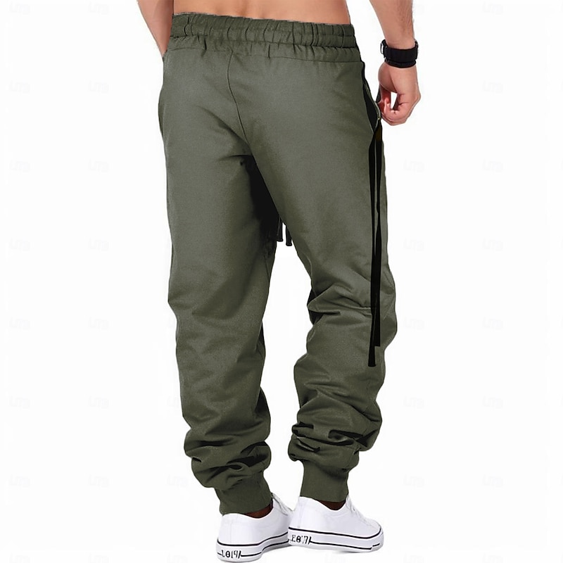 Men's Jesus Faith Sweatpants Joggers Pants Trousers Mid Waist Drawstring Elastic Waist Vintage Casual Outdoor Street Dailywear Pocket Spring Fall Winter 3D Print Black Green2