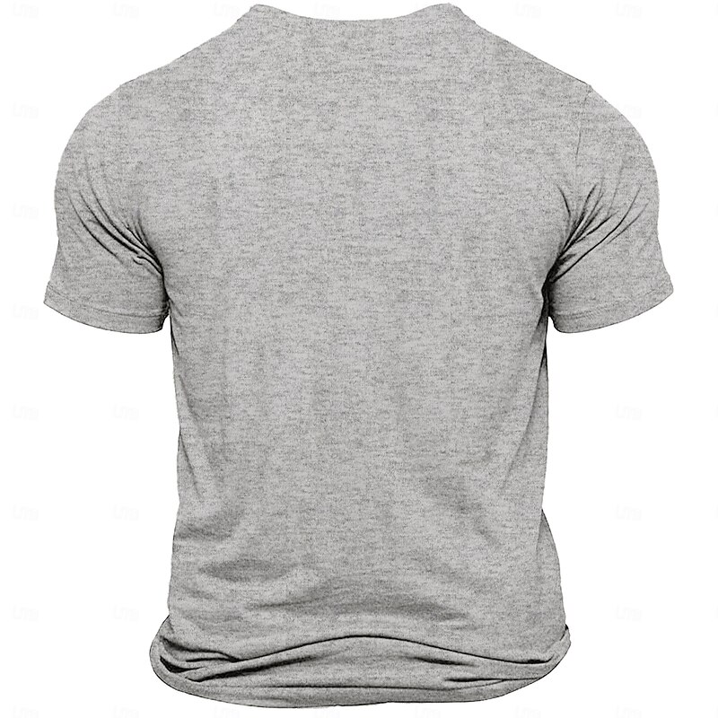 Men's Grimace T Shirt Tee Top 100% Cotton Short Sleeve Graphic Shirt Heather Gray Black Army Green Comfortable Tee Street Fashion Designer Clothing2