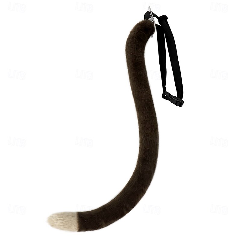 1/ 2pc Cat Ear Clips and Tail Set Animal Ears Hair Clip Foxes/Wolf/Cat Tail Carnival Costumes Anime Cosplay Dropship3