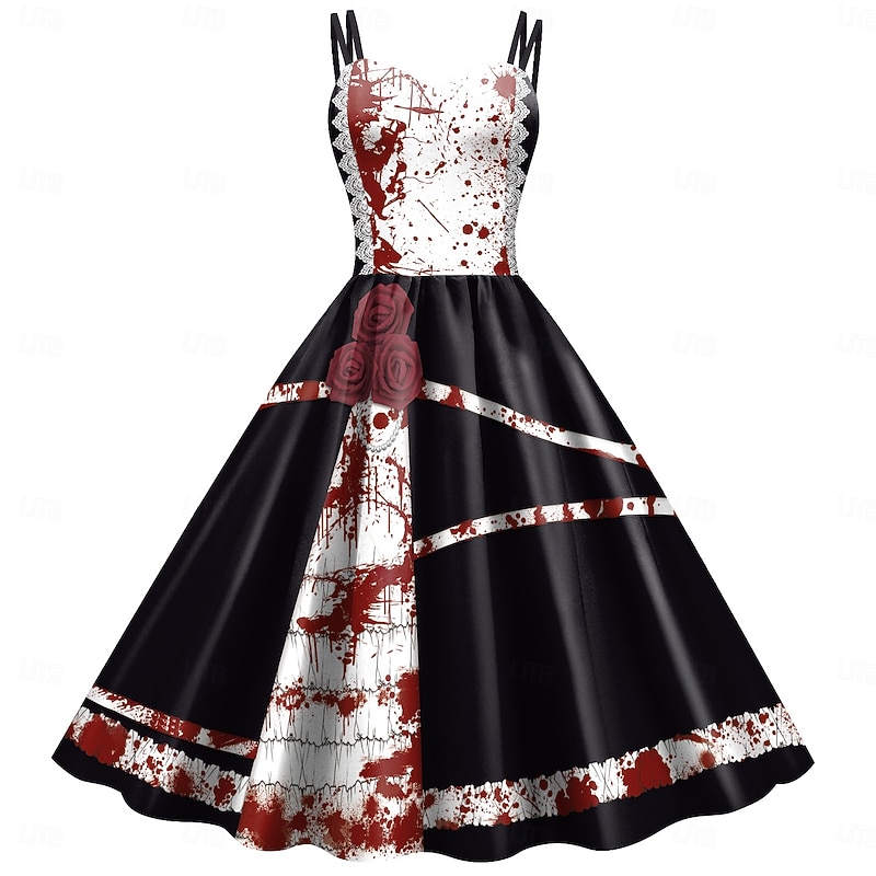 Zombie Halloween Dress Costume Sexy Costume Adults' Women's Carnival Masquerade Party / Evening Easy Halloween Costumes Dress Up