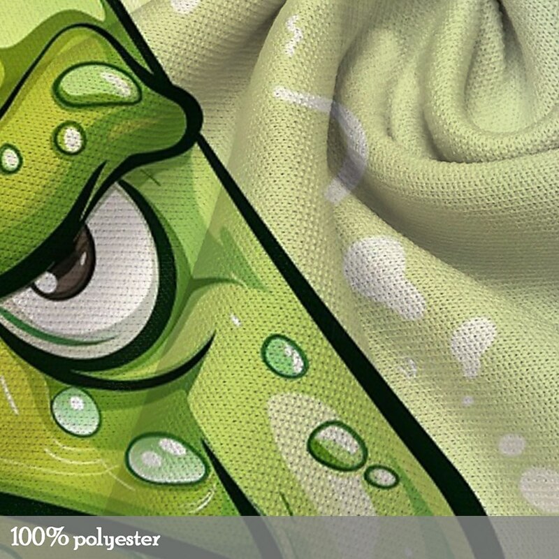 Men's Pumpkin Funny Hoodie Hoodies Sweatshirt Fashion Long Sleeve Crew Neck Dark Green Green Fall Winter Designer3