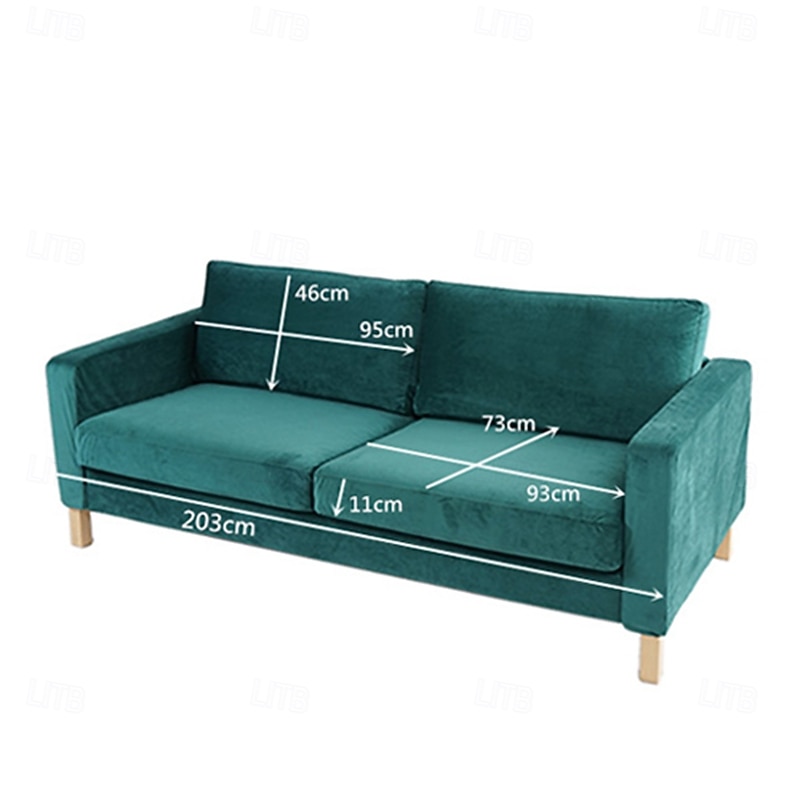 Sofa Cover 3 Seater Solid Color Slipcovers  KARLcover LITB PRIME cover3