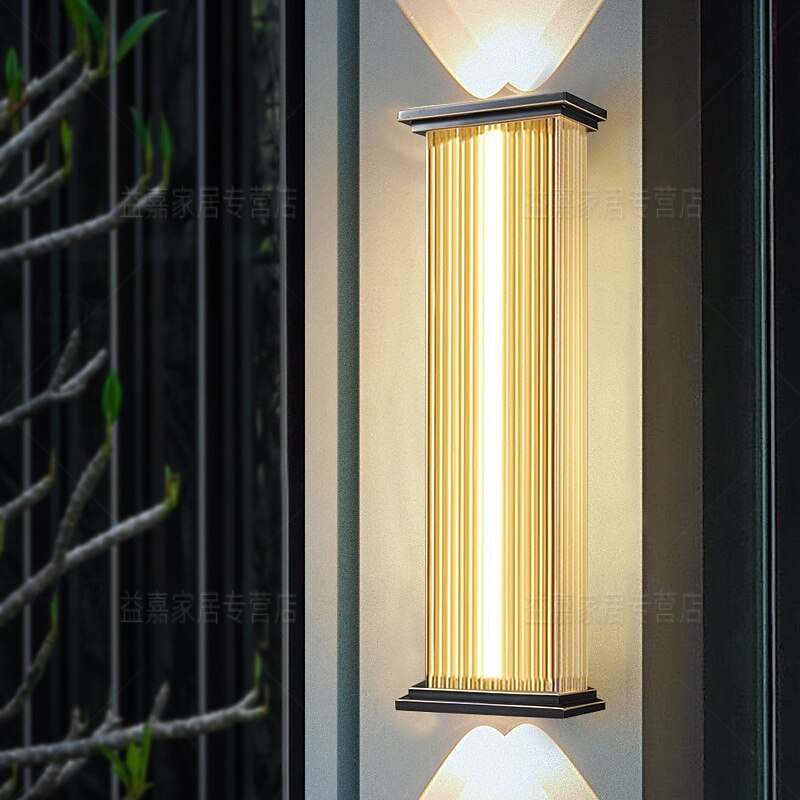 Outdoor Wall Lamp 50/70cm Modern and Simple Outdoor Waterproof Stainless Steel Acrylic 1PCS LED Hanging Wall Lamp, Suitable for Communities, Villas, Courtyards, Hotels, Gardens Wall Sconce4