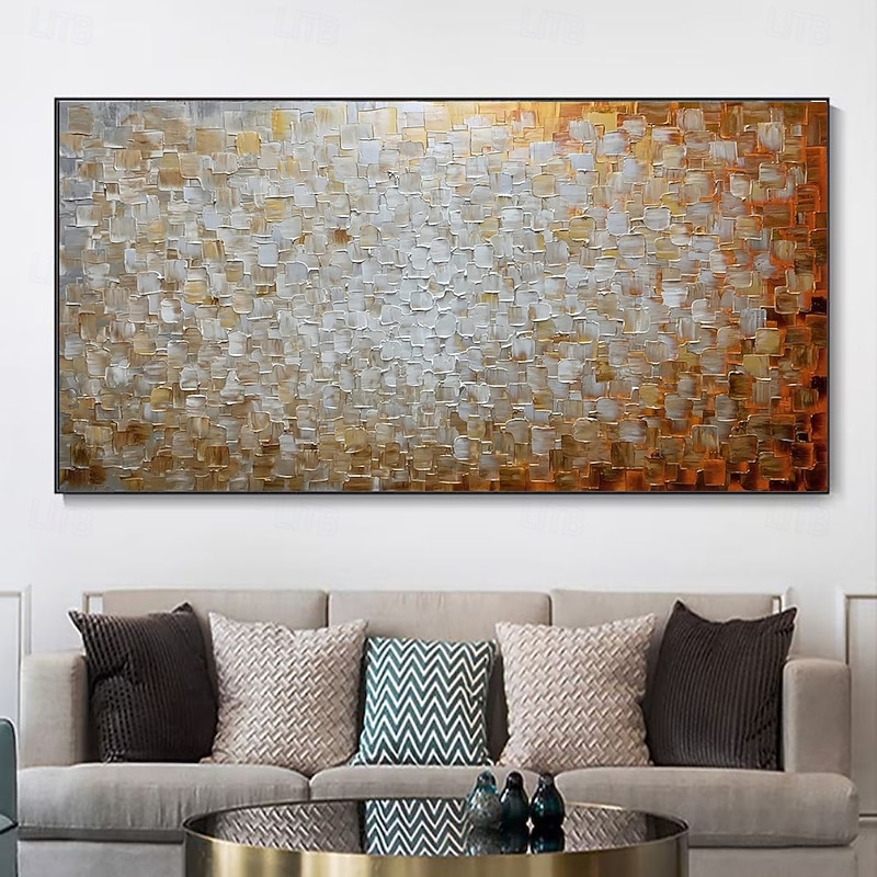 Handmade Oil Painting Canvas Wall Art Decoration Modern Abstract Texture  for Living Room Home Decor Rolled Frameless Unstretched Painting4