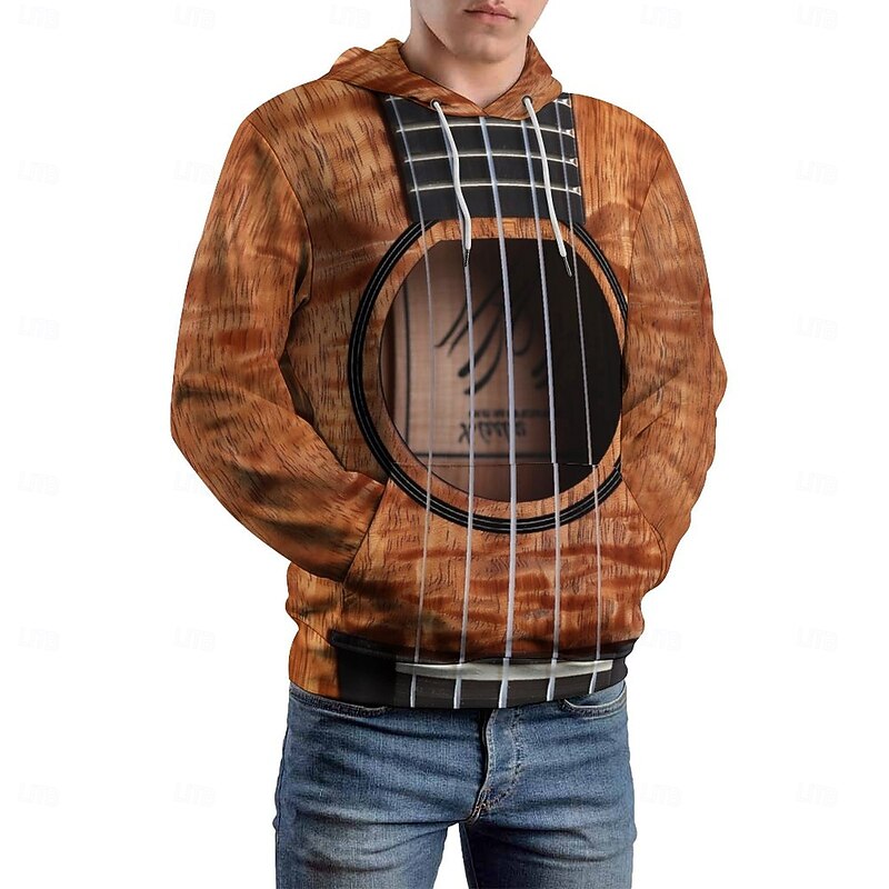 Men's Hoodie Hoodies Sweatshirt Fashion Daily Long Sleeve Hooded Vacation Streetwear Maroon Printing Winter Spring &  Fall Designer2