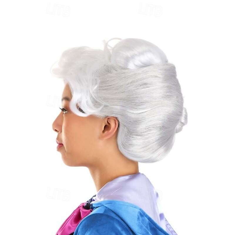 Fairy Godmother Costume Wig for Women Halloween Cosplay Party Wigs3