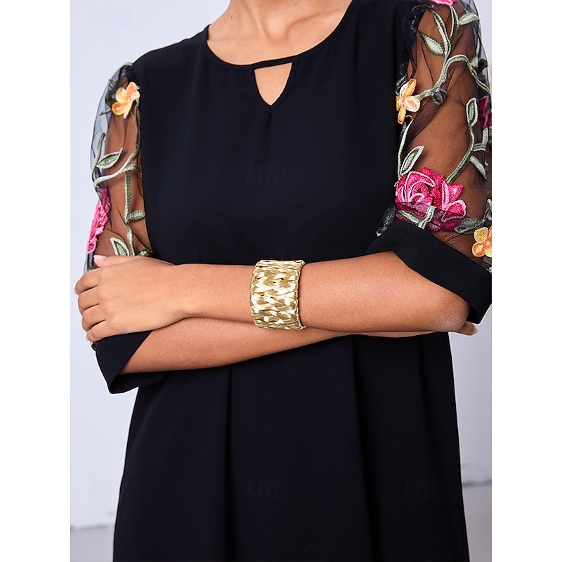 Elegant Gold Alloy Woven Cuff Bracelet for Women - Stylish Statement Jewelry for Parties and Special Occasions3