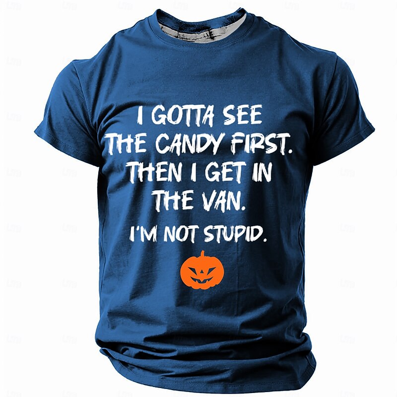 Men's Creepy Lettering Funny Slang T Shirt Short Sleeve T shirt 3D Print Crew Neck Shirt Retro Vintage Casual Street Style Street Sports Outdoor Casual Black Navy Blue Orange Spring & Summer Clothing4