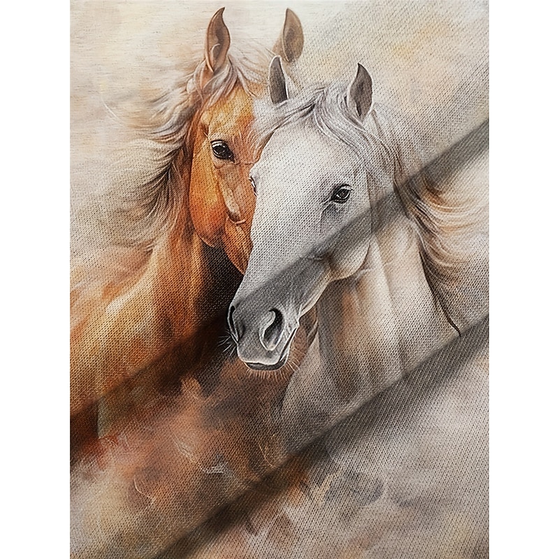 Women's T Shirt Casual Print Short Sleeve Regular Tops Round Neck Daily Gray Summer3