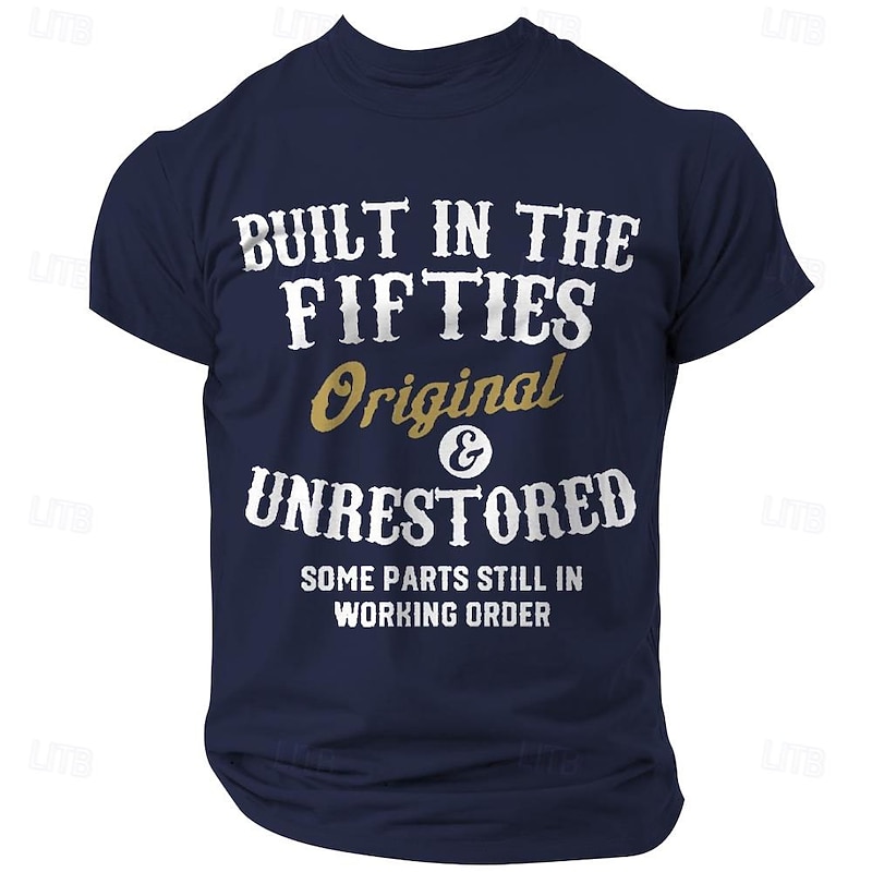 Men's Letter Print T Shirt Tee Top Short Sleeve T shirt Crew Neck Shirt Sports Classic Casual Street Sports Outdoor Black 1 Dark Blue#1 Dark Grey#1 Summer Spring Clothing Apparel S M L XL XXL2