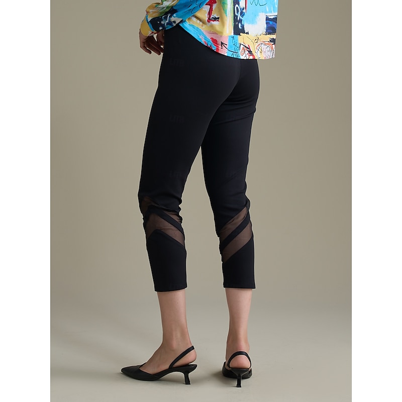 Modal Casual Skinny Cropped Pants3