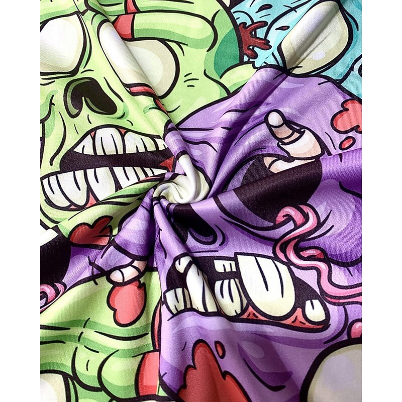 Boys 3D Graphic Skull T shirt Tee Short Sleeve Summer Spring Fashion Basic Kids 4-12 Years Crew Neck Outdoor Casual Daily Regular Fit3