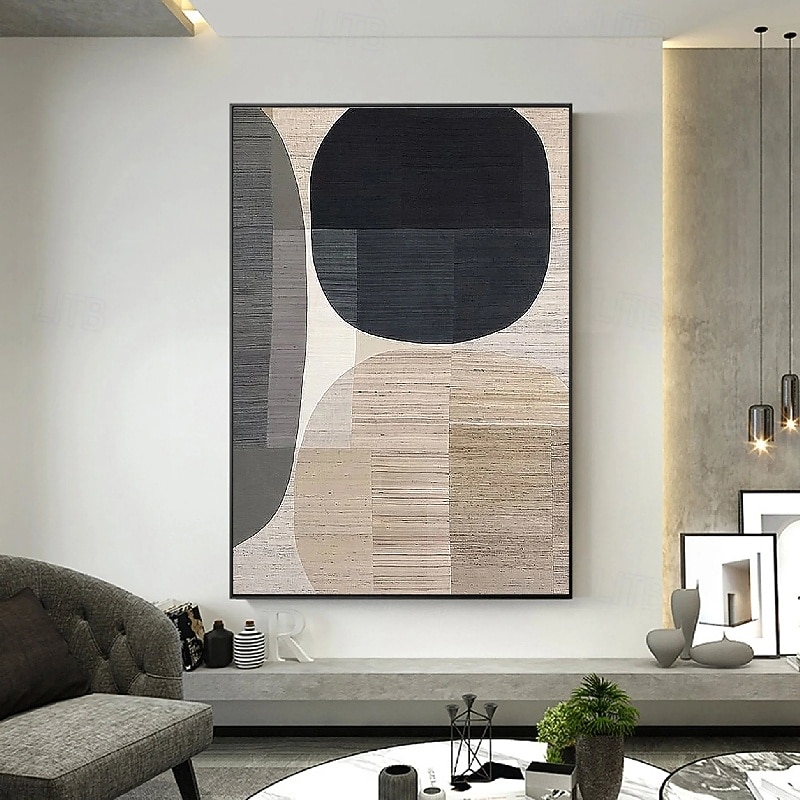 Large Painting handmade Abstract oil painting hand painted Beige Blue and Brown Painting handmade Blue wabi sabi artwork oil painting hand painted Textured Oil Painting Beige Oil Painting Modern decor3