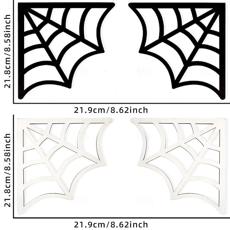 Halloween Door Frame Decals - Spooky Indoor and Outdoor Decorations, Including Castle, Spider Web, and Corner Door Signs, Perfect for Haunted House and Party Atmosphere3