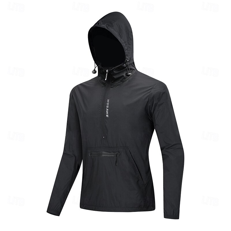 WOSAWE Men's Bicycle Motorcycle Outdoor Sports Riding Windbreaker Spring Summer Waterproof Long Sleeve Jacket Cycling Clothing  BL2454
