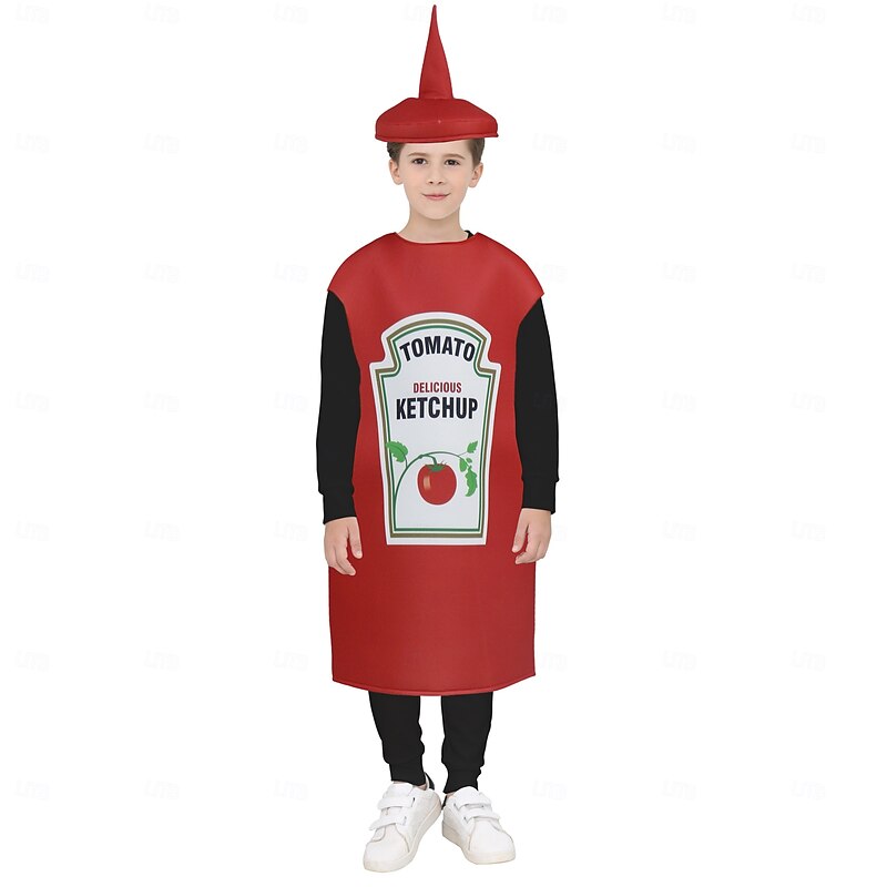 Food Carnival Costume Halloween Group Family Costumes Kid's Boys Girls' Funny Costume Party Halloween Carnival Easy Carnival Costume2