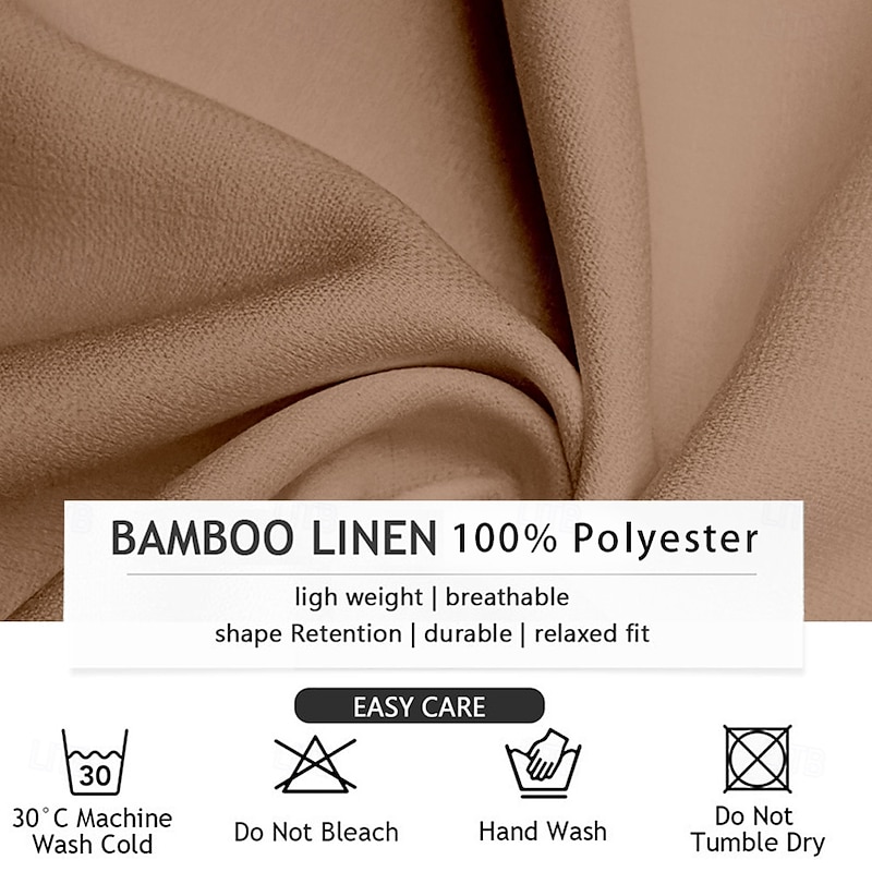 Men's Dress Shirt Button Up Shirt Vacation Daily Black Ink Blue Brown Long Sleeve Grandad Collar Summer Spring &  Fall Clothing Apparel 3D Print3