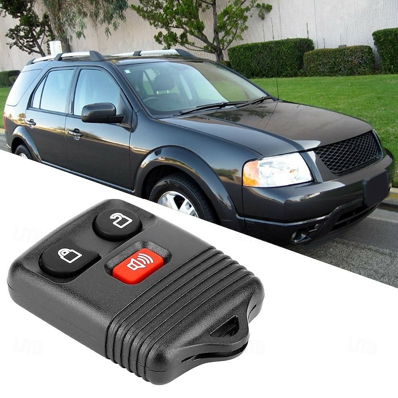 Key Fob Keyless Entry Fits for Ford F150 F250 F350 Explorer Expedition 1998-2016 / Ranger Escape Edge E150 Freestar / Lincoln Navigator Mercury Mazda 3 Button Remote Control Replacement