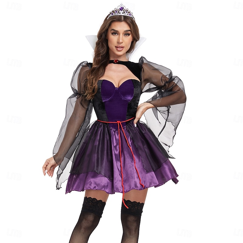 Snow White Venom The Evil Queen Dress Costume Sexy Costume Dress Up Movie Cosplay for Women's Adults Christmas Carnival Masquerade Party / Evening