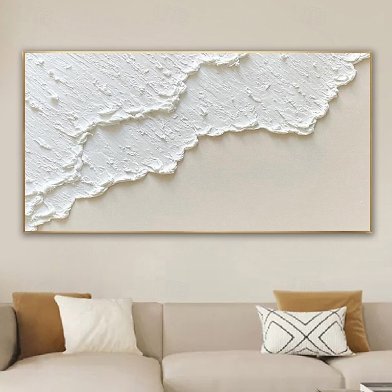 Handmade Ocean Waves Thick Oil Paintings On Canvas Earth Tone Picture Brown Painting Textured Wall Art Wall Art Sofa No Frame3