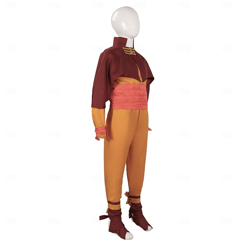 Arthur Aang Anime Cosplay Costume Outfits Cosplay Suits Accessories Halloween Carnival Costume For Men's Boys' Kid's Adults'4
