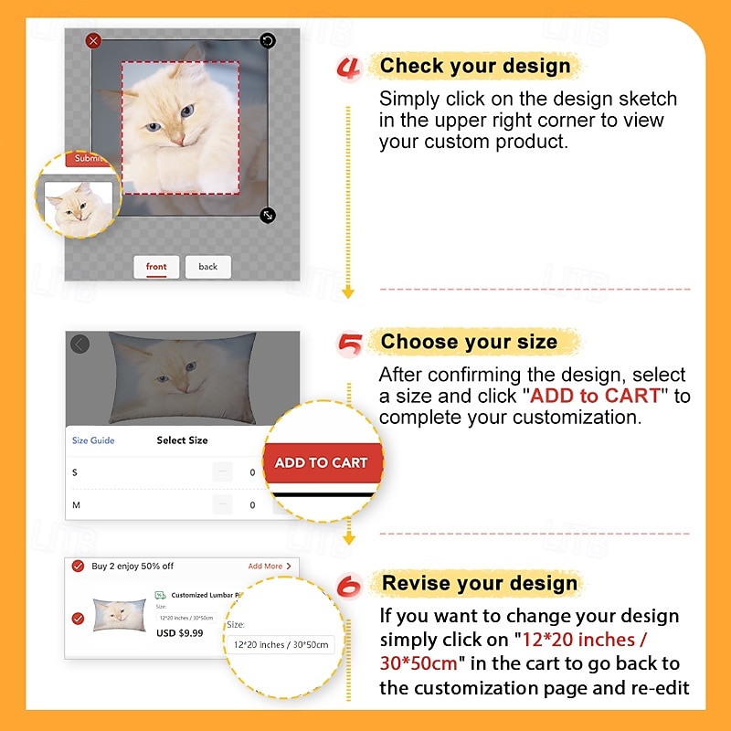 Custom Pillow Cover Your Own Photo Throw Pillow Personalized Gifts for Pet Lover Men Women Children Breaking Wall3