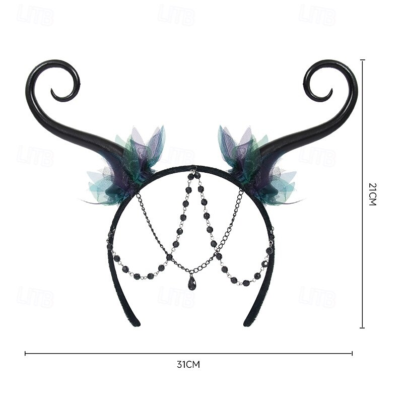 Elf Halloween Costume Headband Scary Costume Adults' Women's Halloween Carnival Easy Halloween Costumes Dress Up4