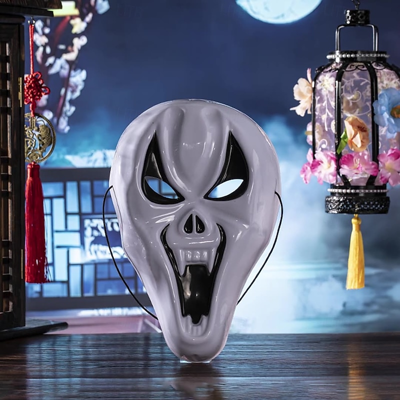 Ghost Ghostface Halloween Mask Halloween Props Scary Costume Adults' Men's Women's Halloween Carnival Easy Halloween Costumes Dress Up4