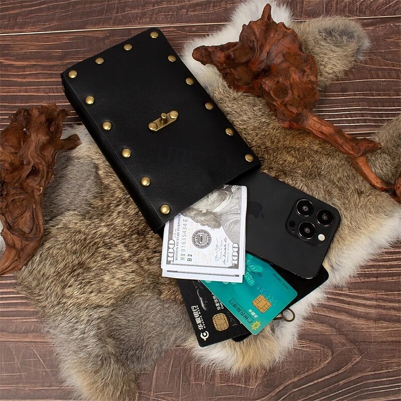 Retro Vintage Medieval Renaissance Waist Belt Scabbard Belt Pouch Ranger Alquimista Fancy Dress Men's Women's Halloween Carnival Performance LARP Adults' Belt Sscabbard Magic Bottle3