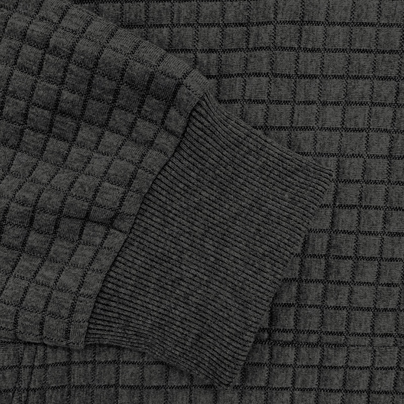 Men's Sweatshirt Waffle Sweatshirt Quarter Zip Sweatshirt Black White Navy Blue Khaki Dark Gray Half Zip Reindeer Print Christmas Daily Holiday Polyester Streetwear Casual Bavarian Spring &  Fall3