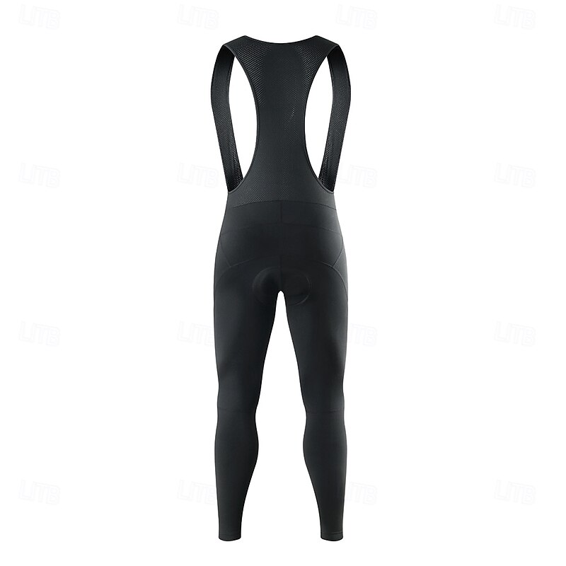 WOSAWE Autumn and Winter Outdoor Men's Bicycle Cycling Pants Sport Windproof Cold Warm Sponge Cushion Cycling Backpacking Trousers BO1183