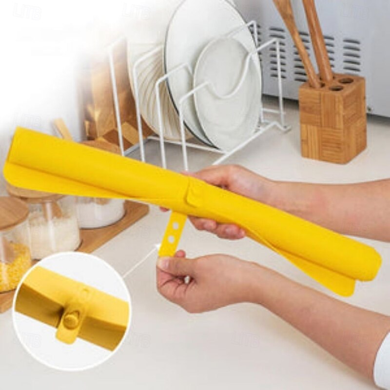 Extra Large Silicone Pastry Mat - 3mm Thick Non-Stick Dough Rolling Mat with Measurements, Perfect for Baking, Kneading, Rolling Dough, and Crafting, Easy to Clean and Durable Kitchen Tool, 65x40 cm2