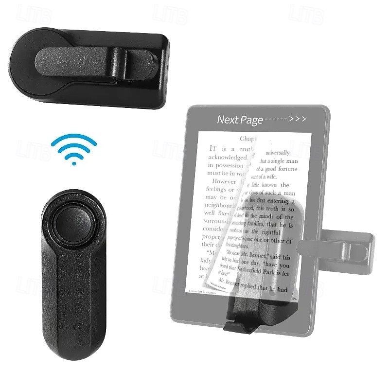 Page Turner Clicker For Reading Novels On Ipad Tablets Camera Video Recording Remote Trigger