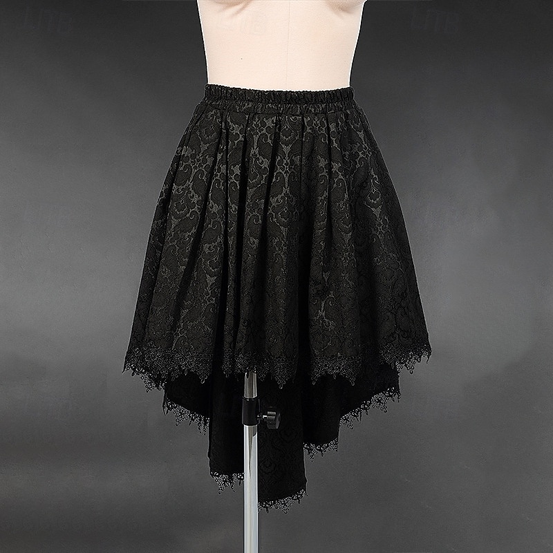 Retro Vintage Punk & Gothic Steampunk Skirt Goth Girl Fancy Dress Women's Masquerade Casual Daily Adults' Skirt