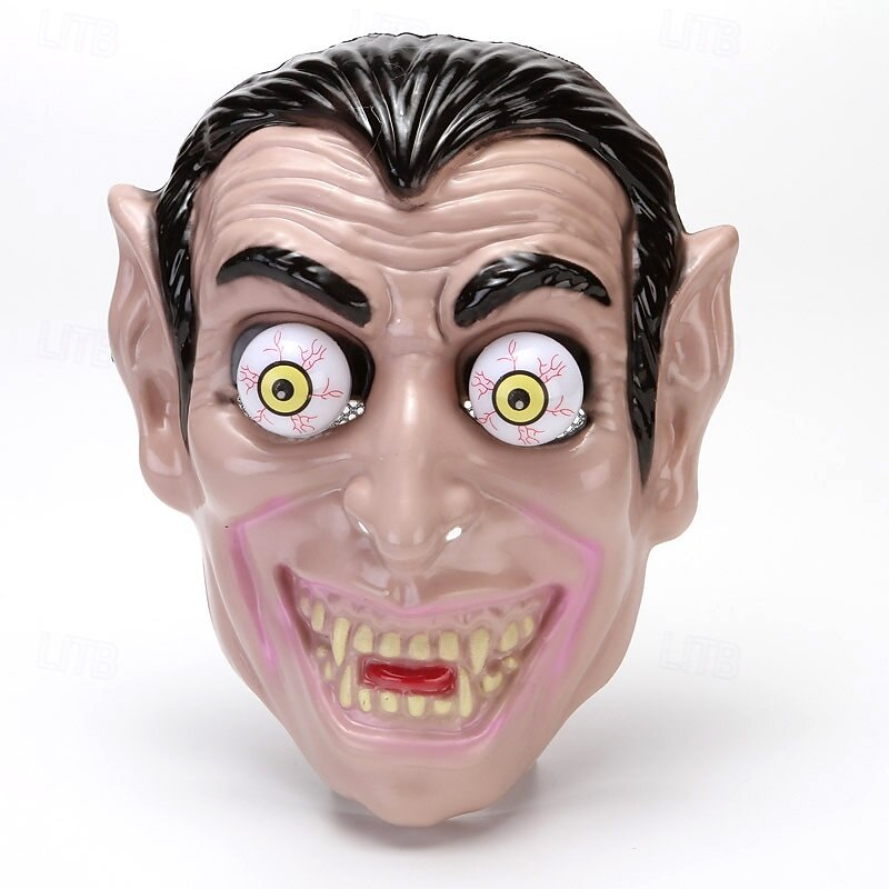 Vampire Dracula Halloween Mask Halloween Props Scary Costume Adults' Men's Halloween Carnival Easy Halloween Costumes Dress Up
