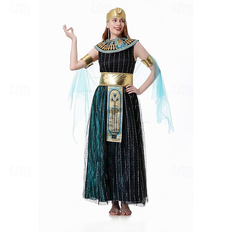Cleopatra Halloween Masquerade Carnival Costume Adults' Women's Performance Halloween Easy Halloween Costumes Dress Up