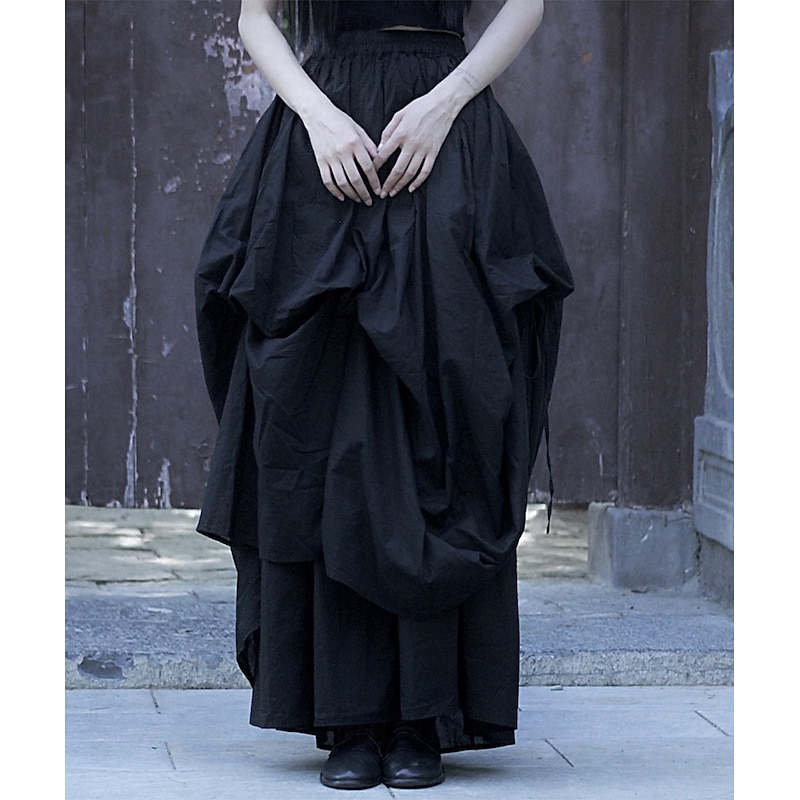 Punk & Gothic Steampunk Skirt Goth Girl Fancy Dress Women's Pirate Fantasy Steampunk Masquerade Casual Daily Adults' Skirt2