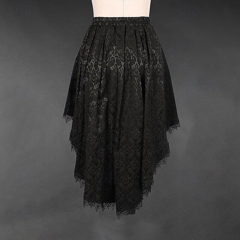 Retro Vintage Punk & Gothic Steampunk Skirt Goth Girl Fancy Dress Women's Masquerade Casual Daily Adults' Skirt3