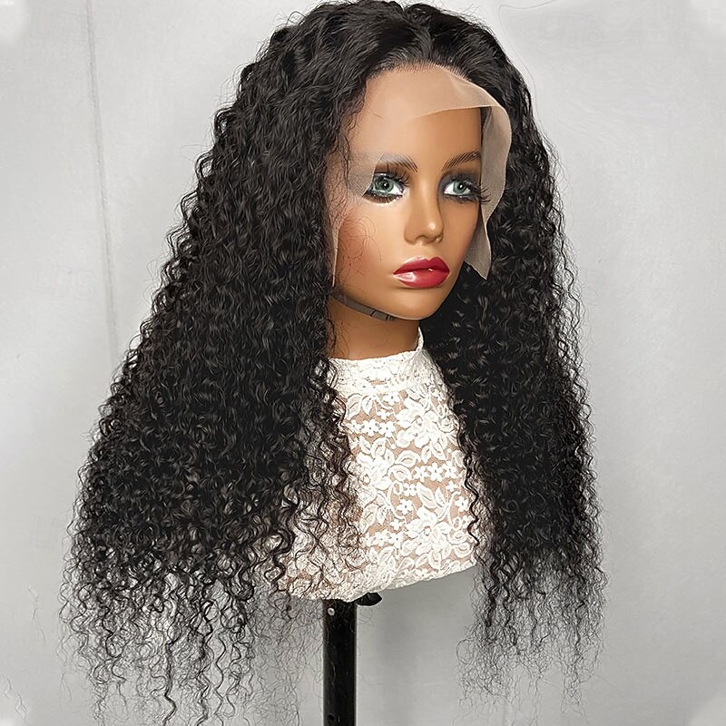 Human Hair Curly Lace Front Wig Human Hair 13x6 Lace Frontal Wigs for Black Women with Baby Hair2